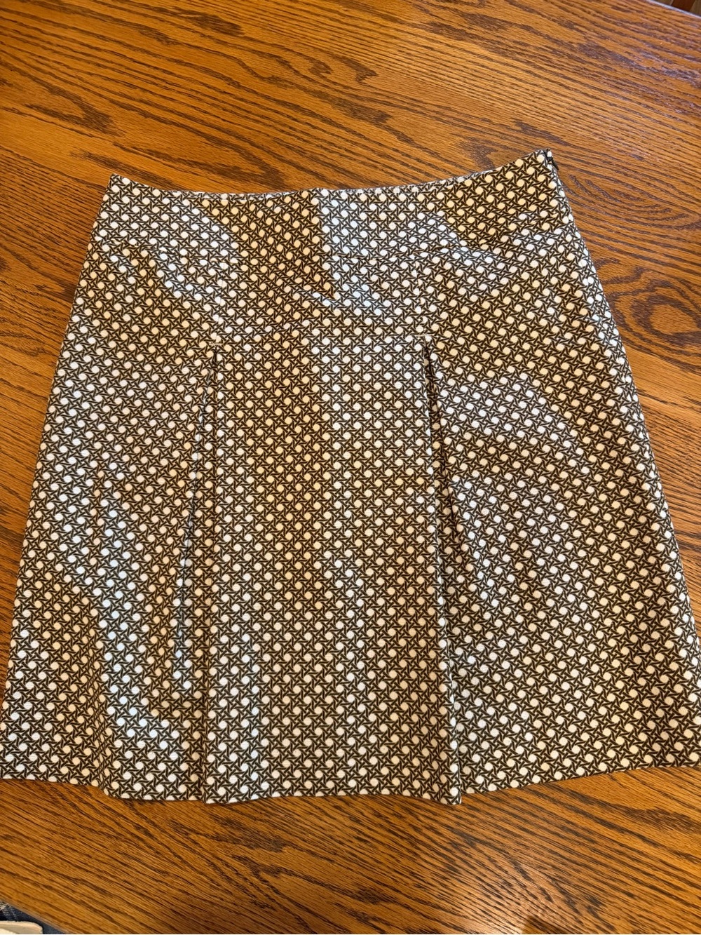 Talbots Cane Pattern Pleated Skirt, size 14